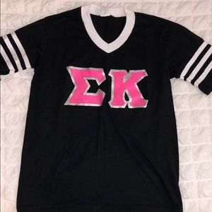 Sigma Kappa baseball style tshirt